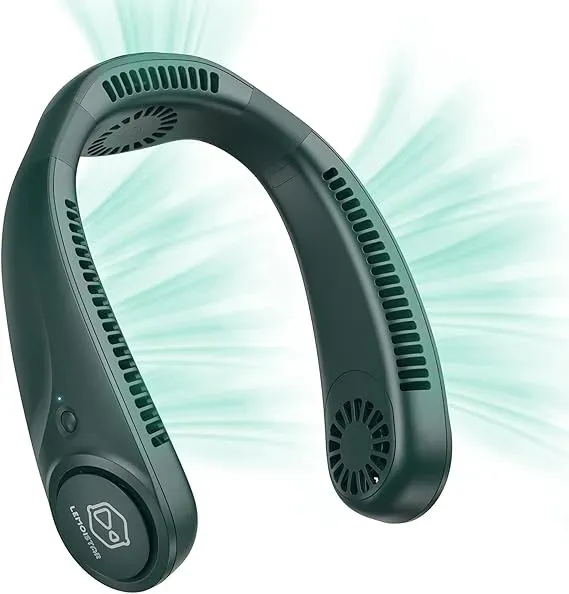 Portable Neck Fan Review: Hands-Free Bladeless Cooling with Headphone-Style Design